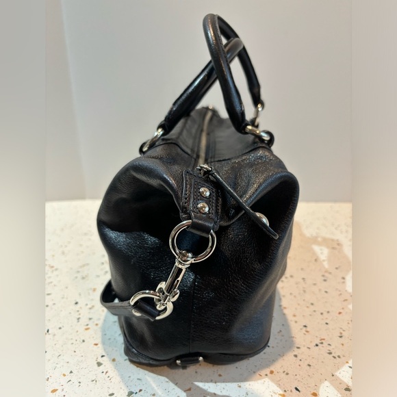 Coach Black Leather Satchel‎ or Shoulder Handbag - Picture 5 of 10